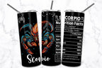 Zodiac Sign Nutrition Tumblers