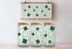 Valentines/St.Patty's Day Glass Can