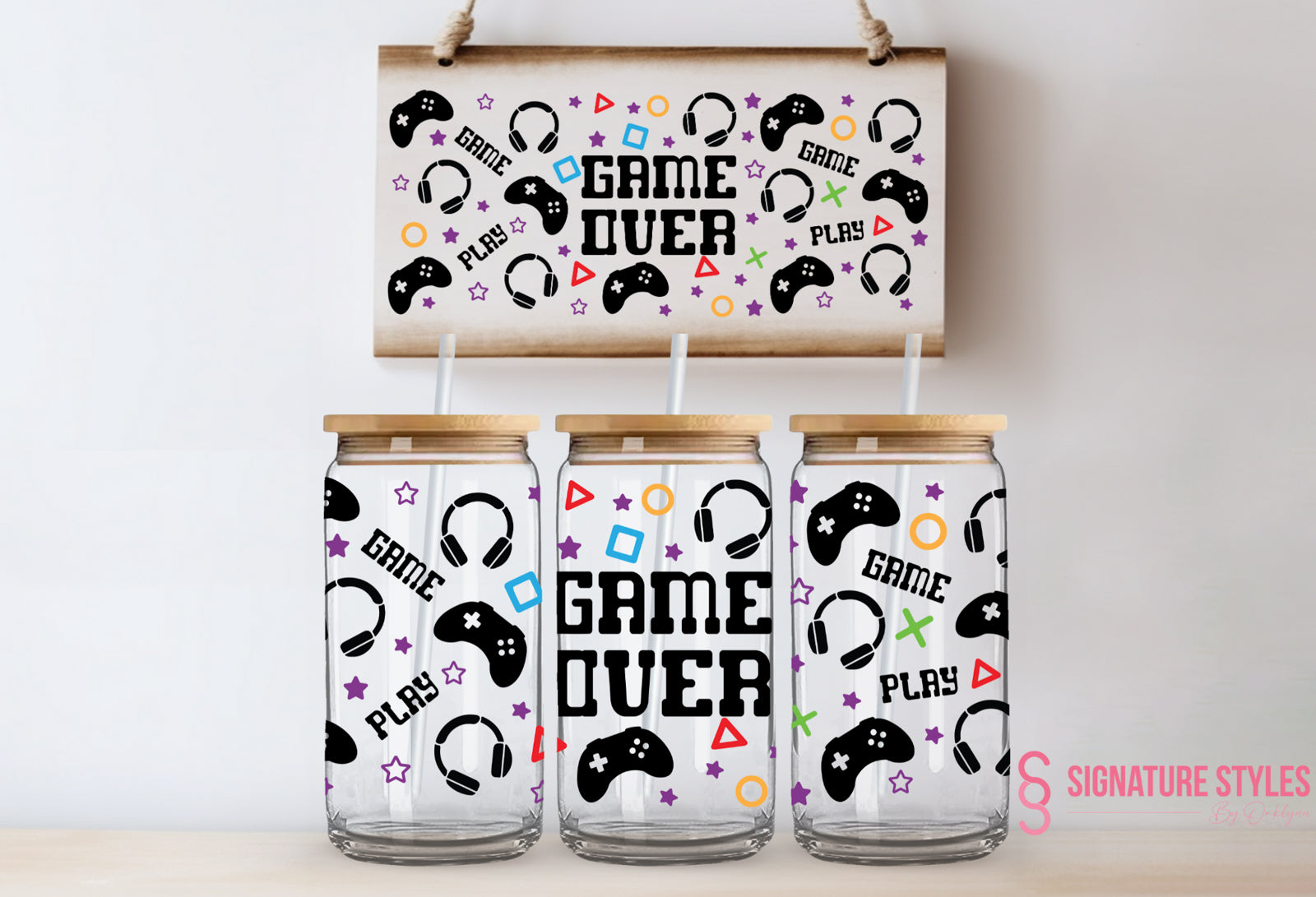 Gamer Glass Can Tumblers