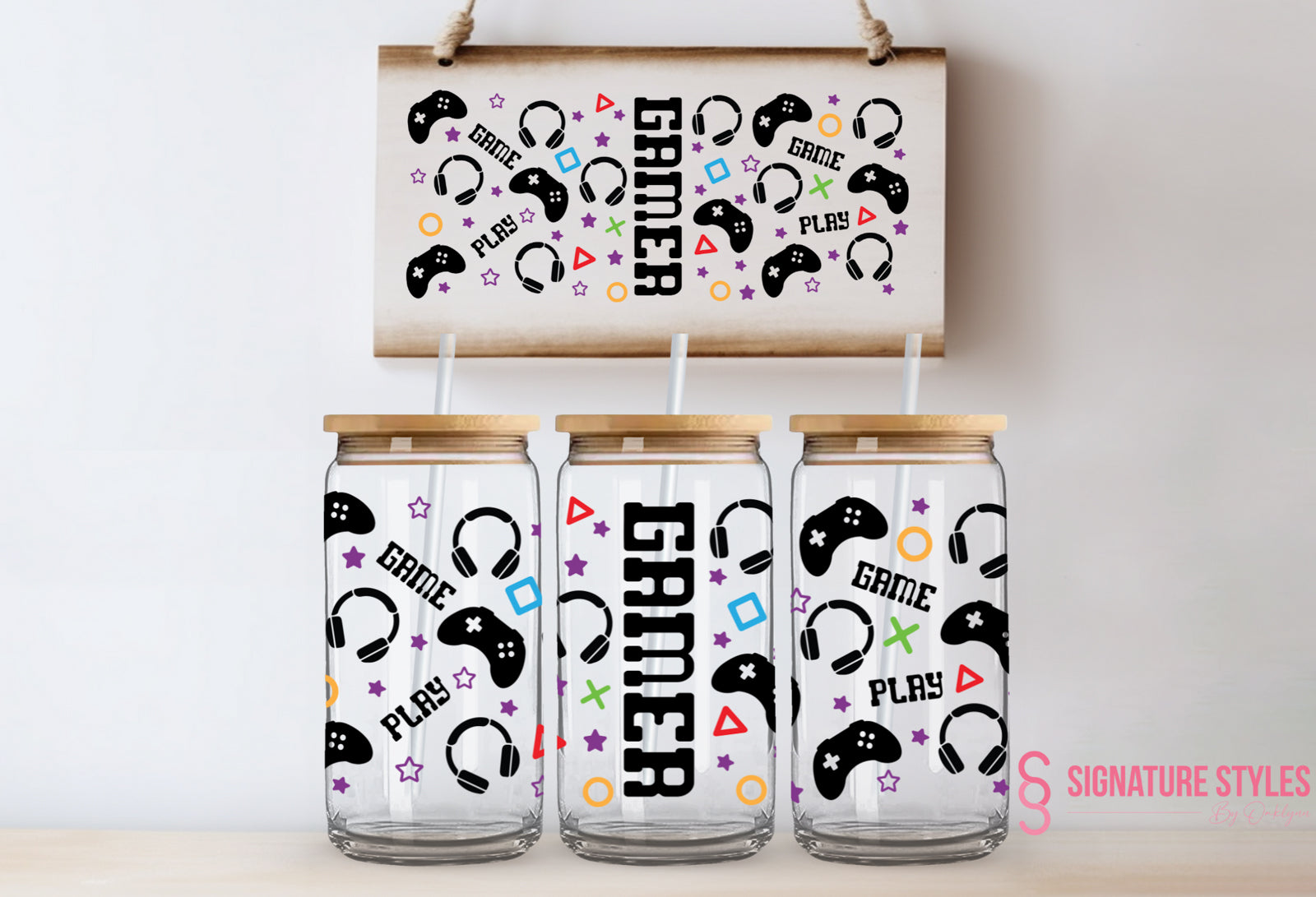 Gamer Glass Can Tumblers