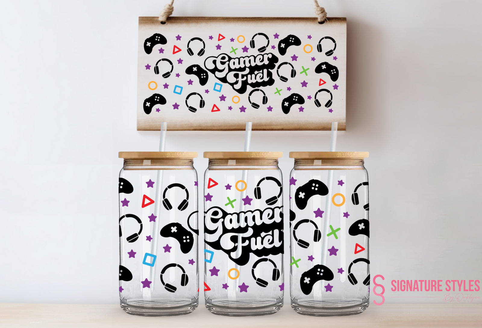 Gamer Glass Can Tumblers