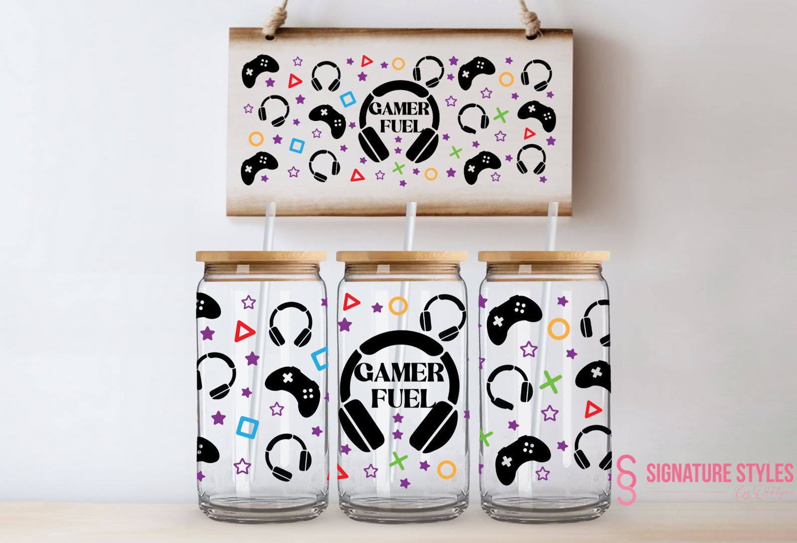 Gamer Glass Can Tumblers