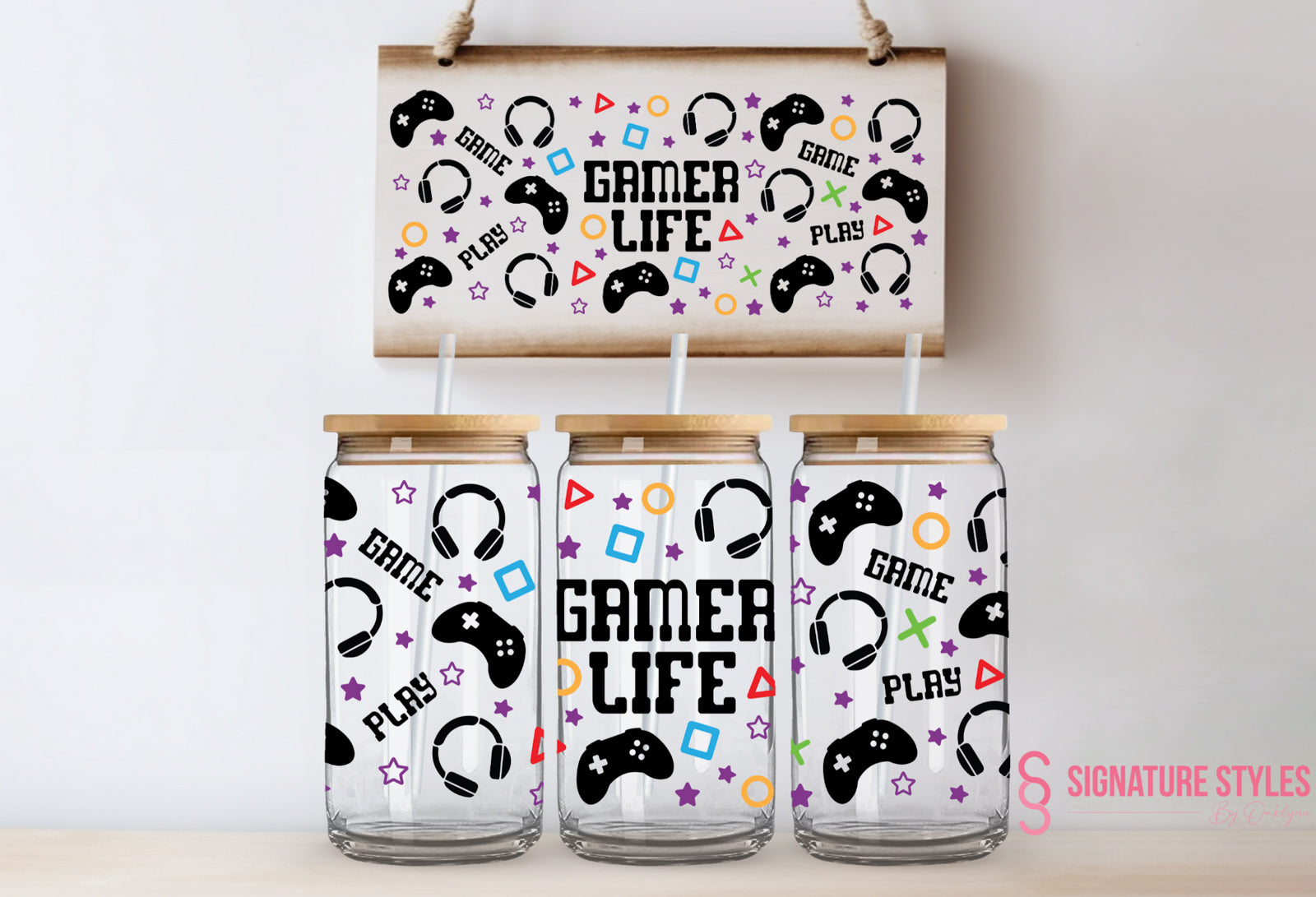 Gamer Glass Can Tumblers