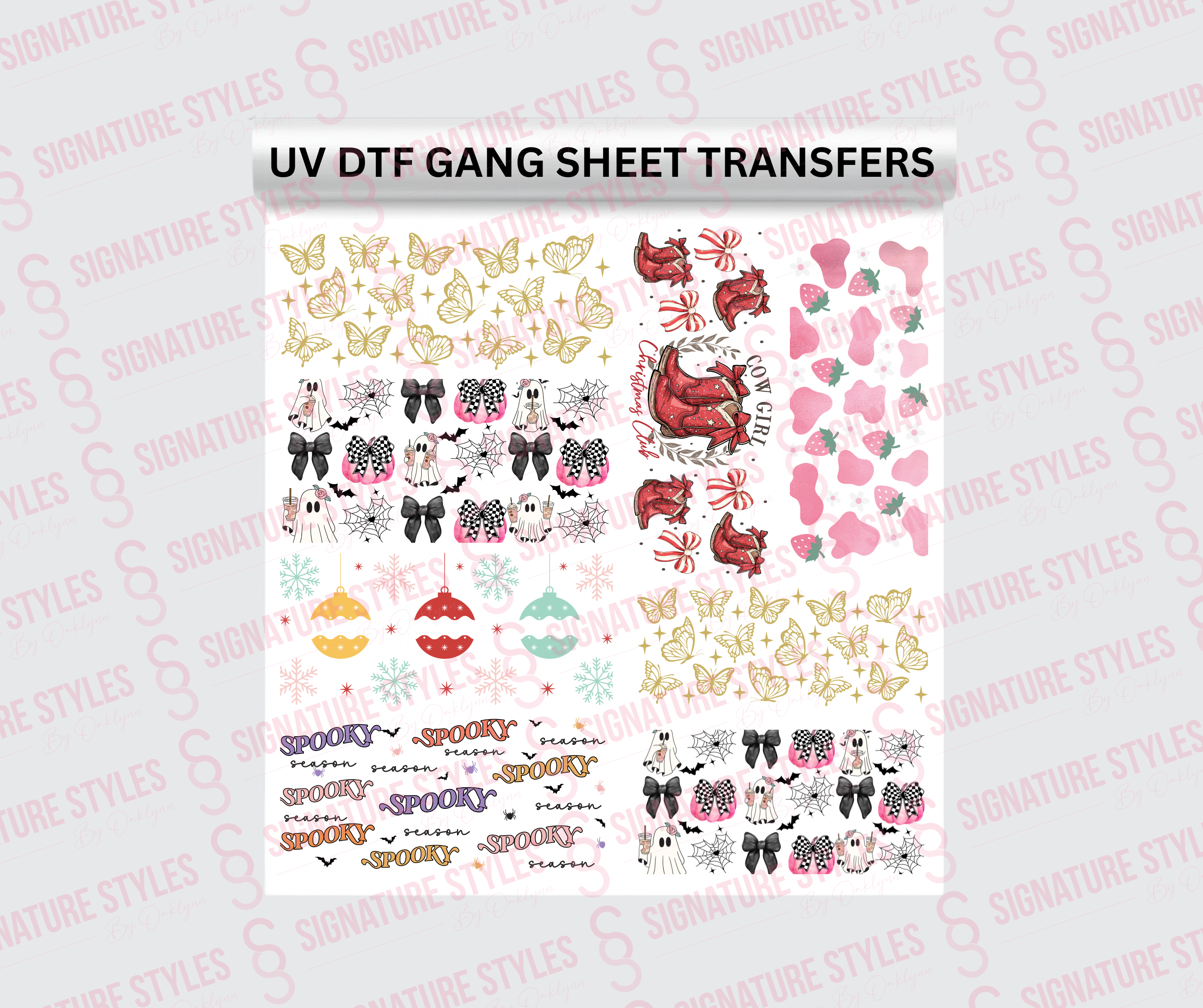 Custom UV DTF Gang Sheets