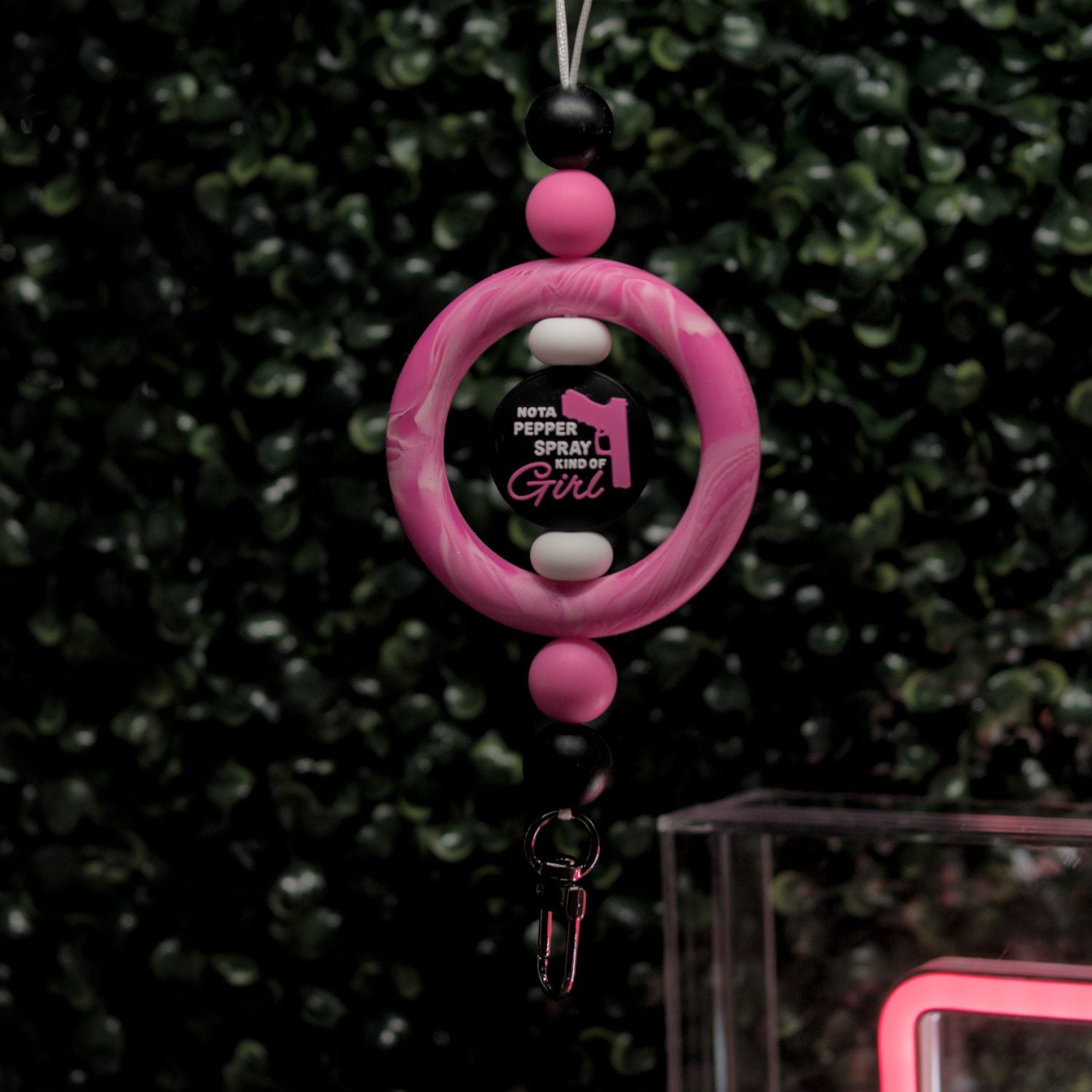 Not A Pepper Spray Girl - Pink Marble